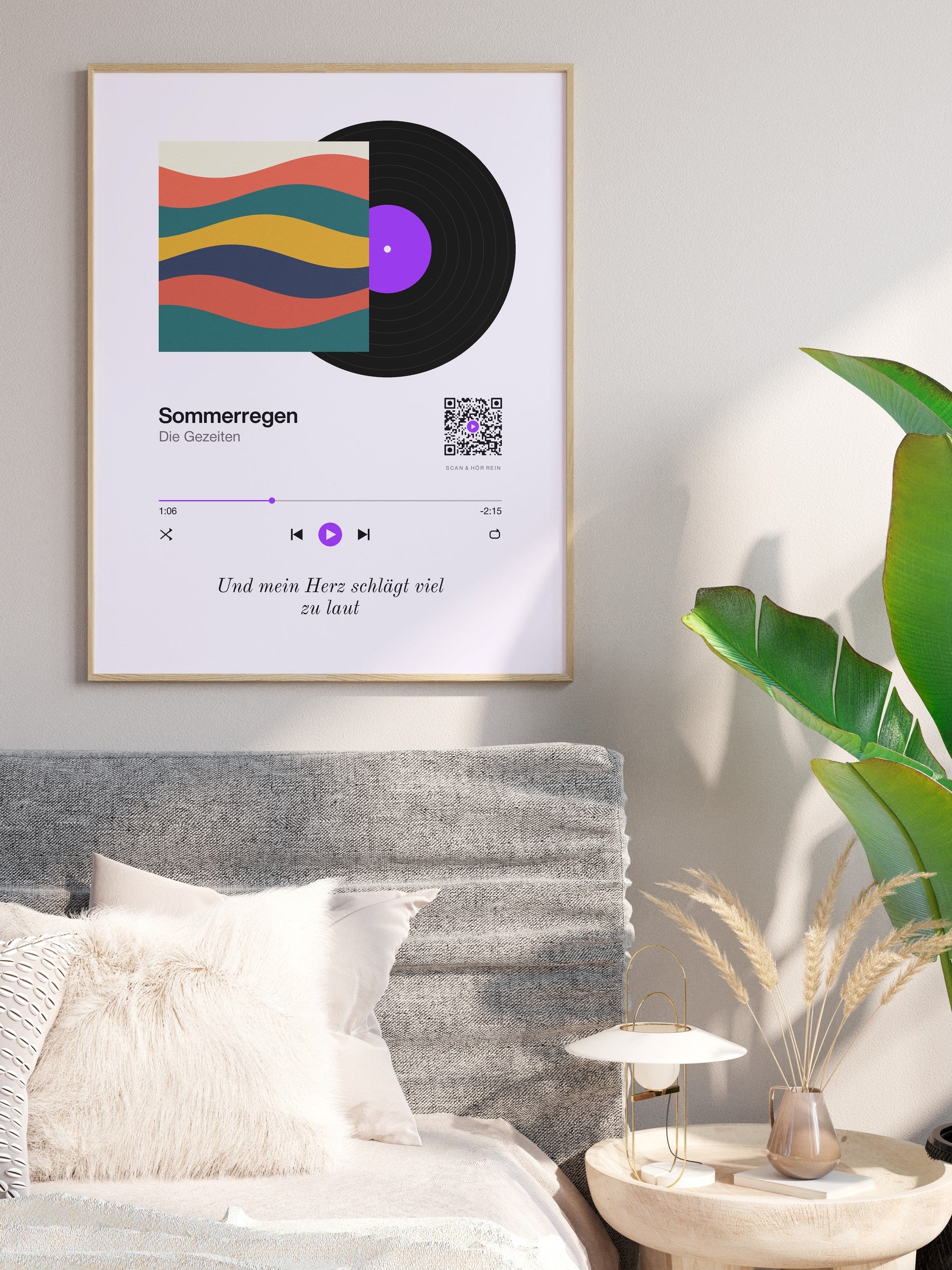 Song Player Poster 6 – an der Wand