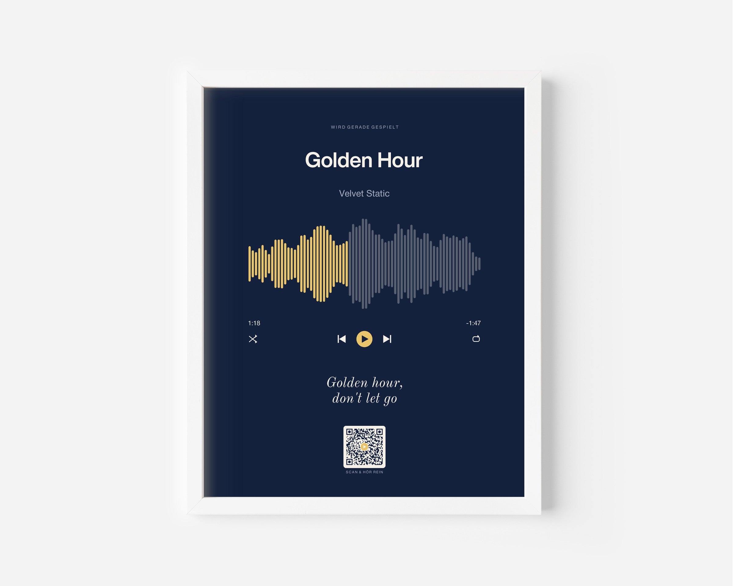 Song Player Poster 7 – im Wohnzimmer