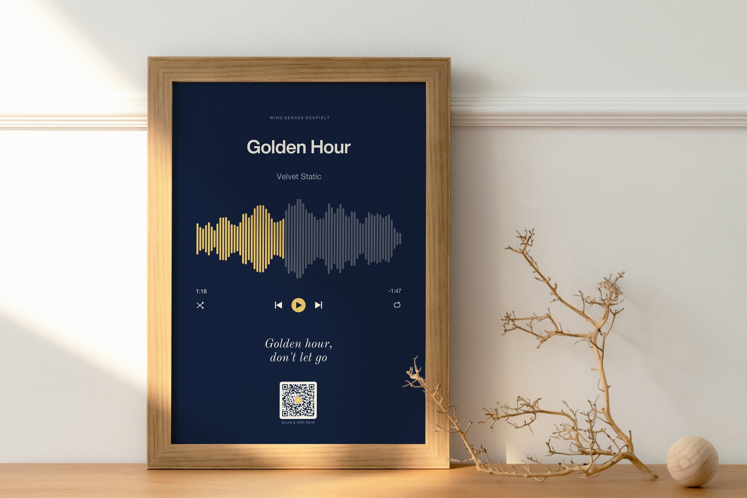 Song Player Poster 7 – an der Wand