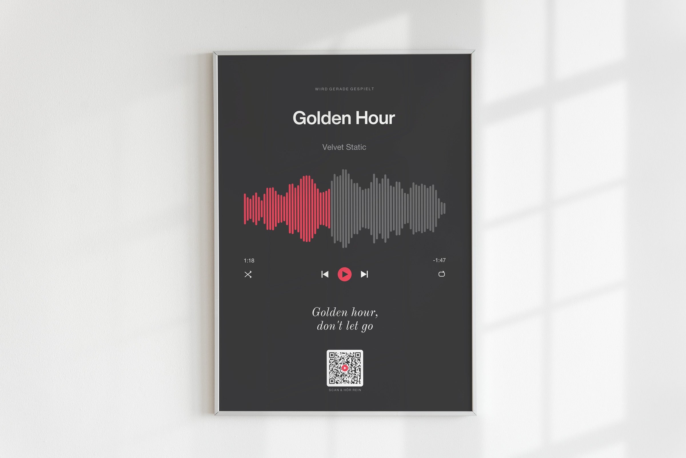 Song Player Poster 7 – im Wohnzimmer