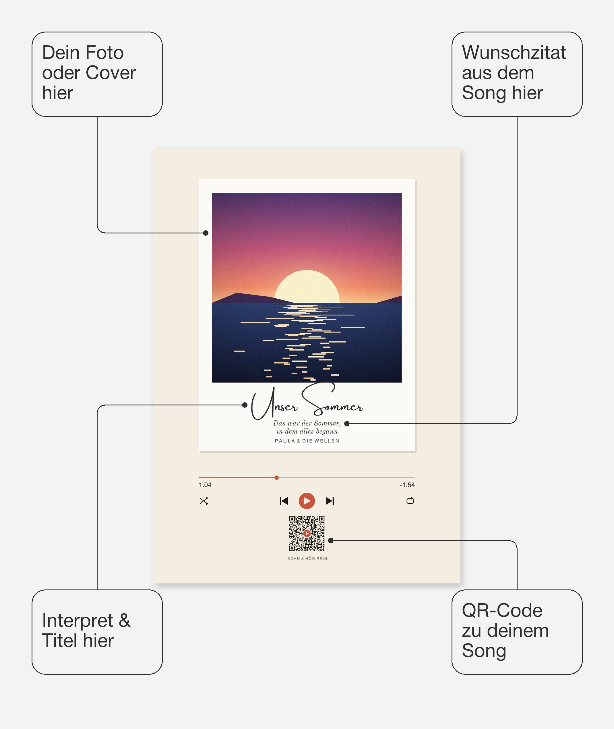 Song Player Poster 8 – Felder frei wählbar
