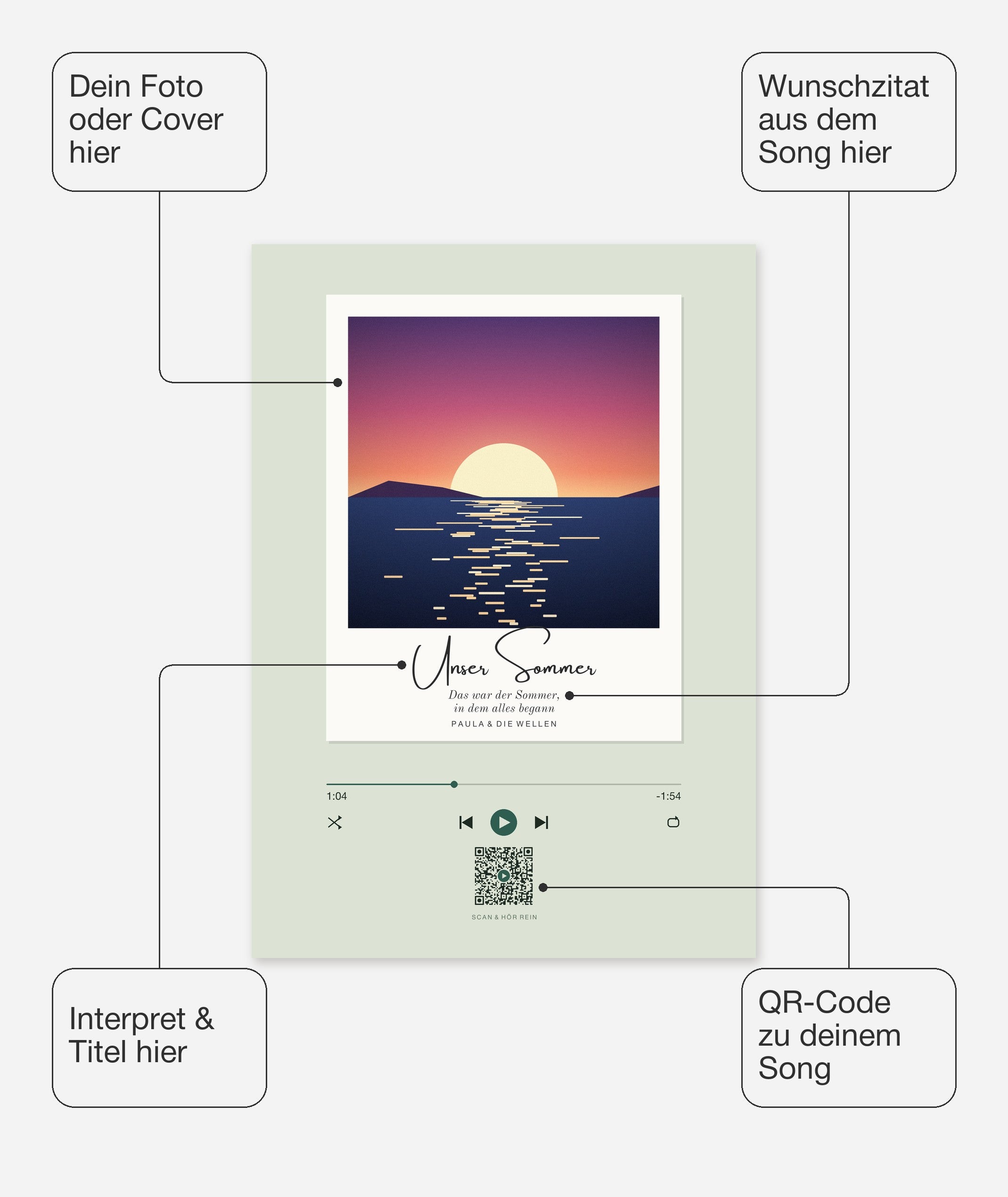 Song Player Poster 8 – Felder frei wählbar