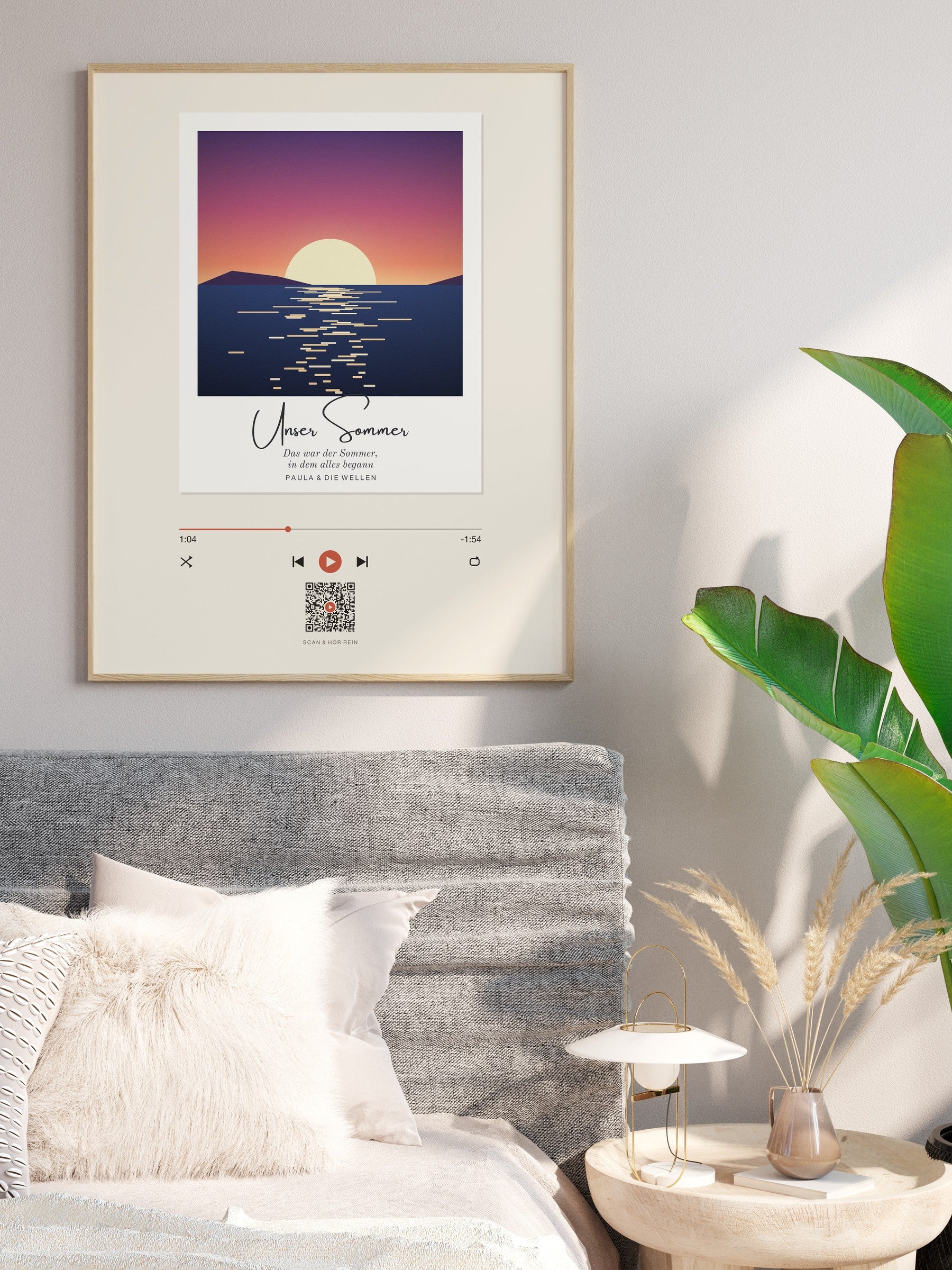 Song Player Poster 8 – an der Wand
