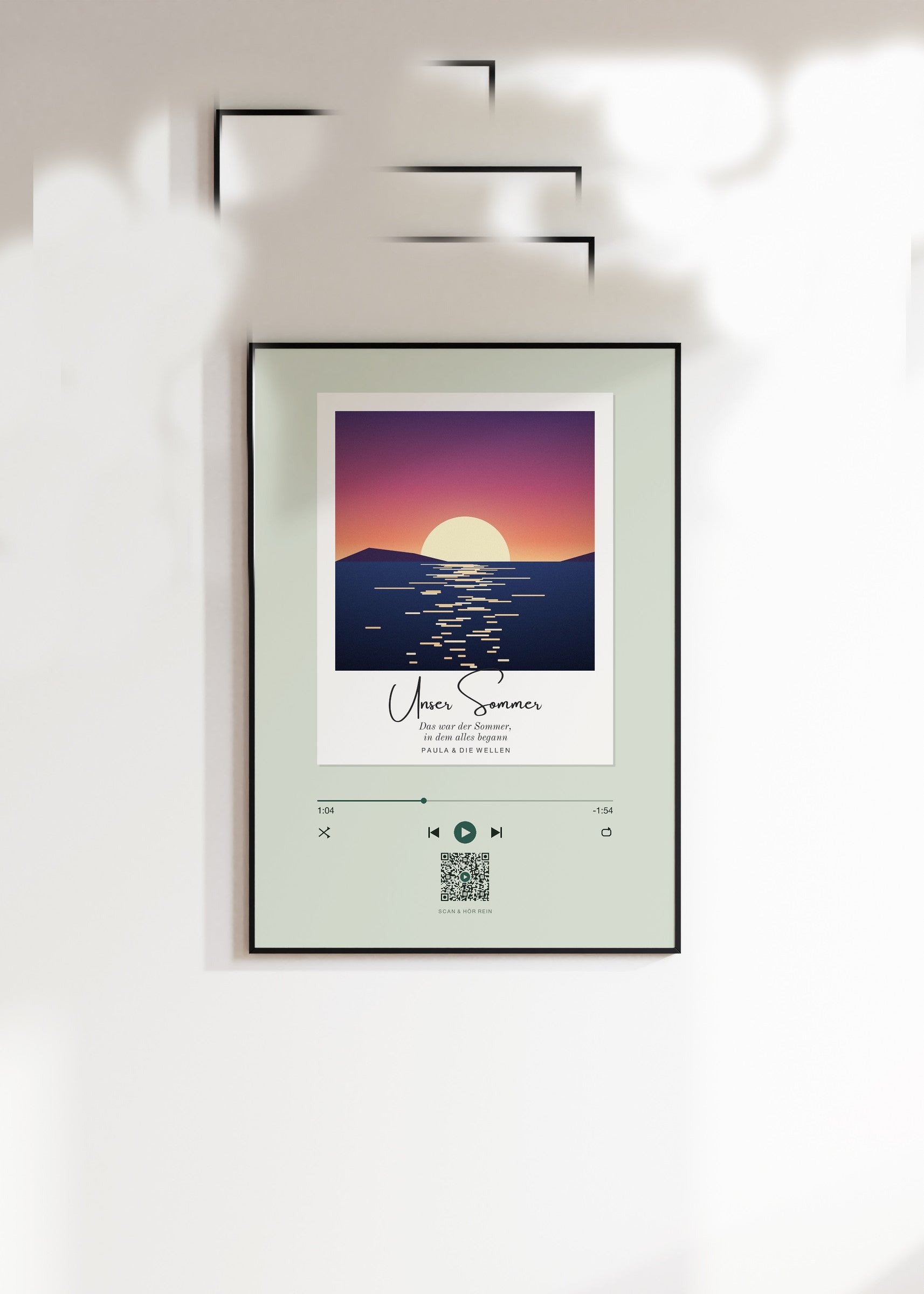 Song Player Poster 8 – an der Wand