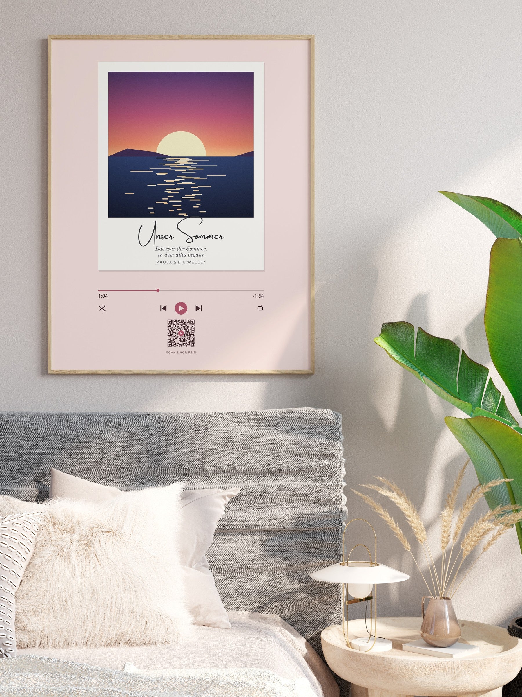 Song Player Poster 8 – an der Wand