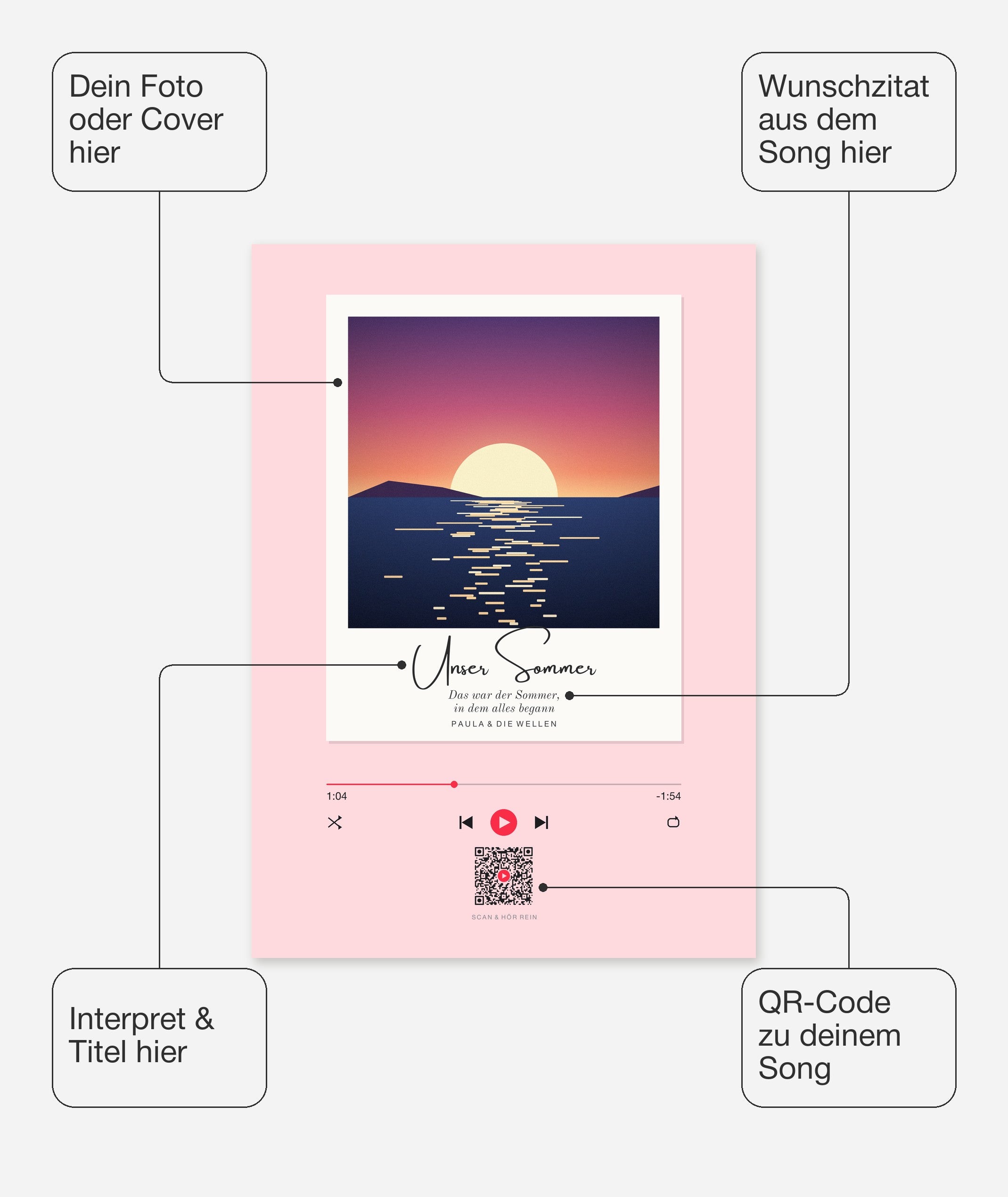 Song Player Poster 8 – Felder frei wählbar