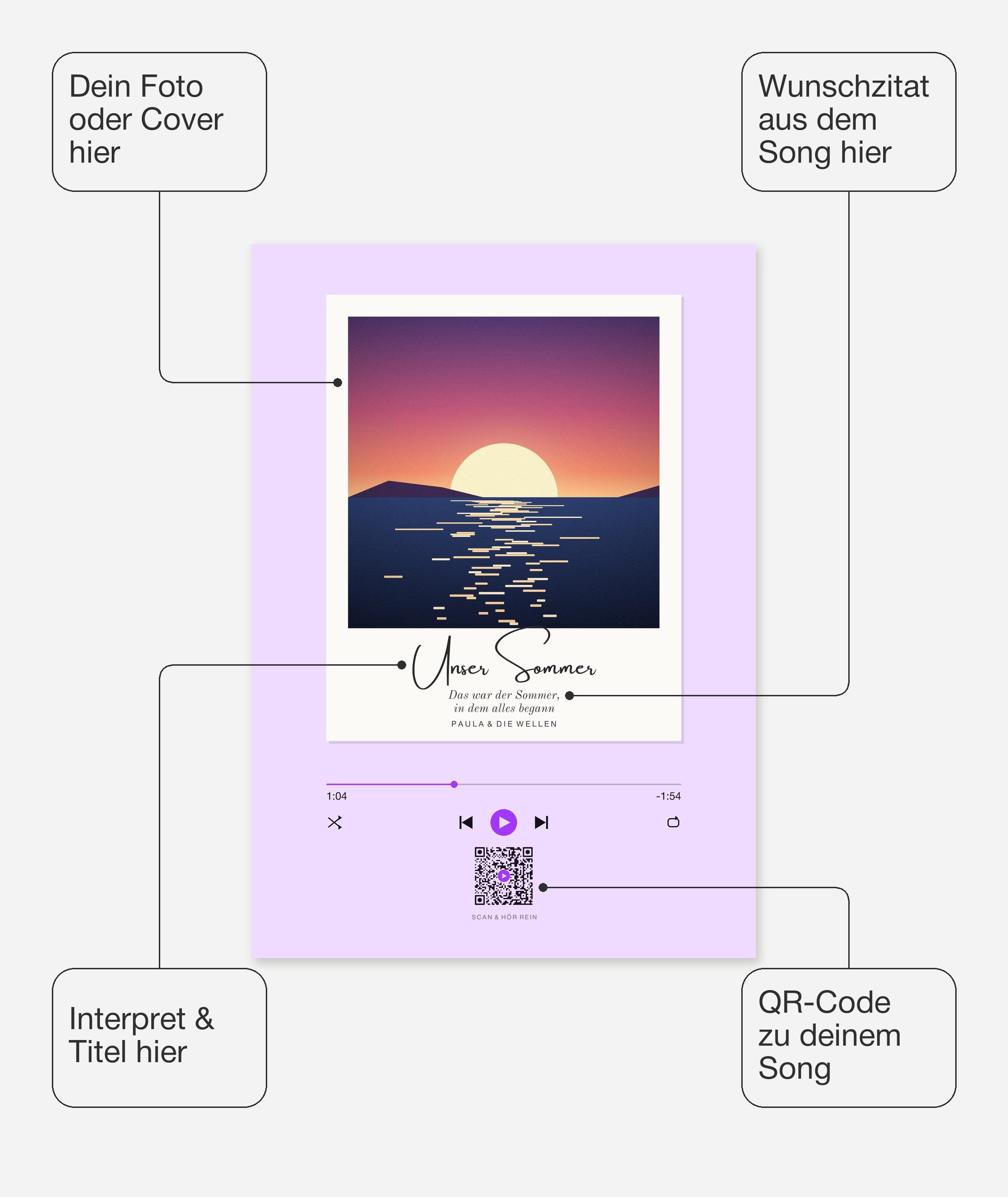 Song Player Poster 8 – Felder frei wählbar