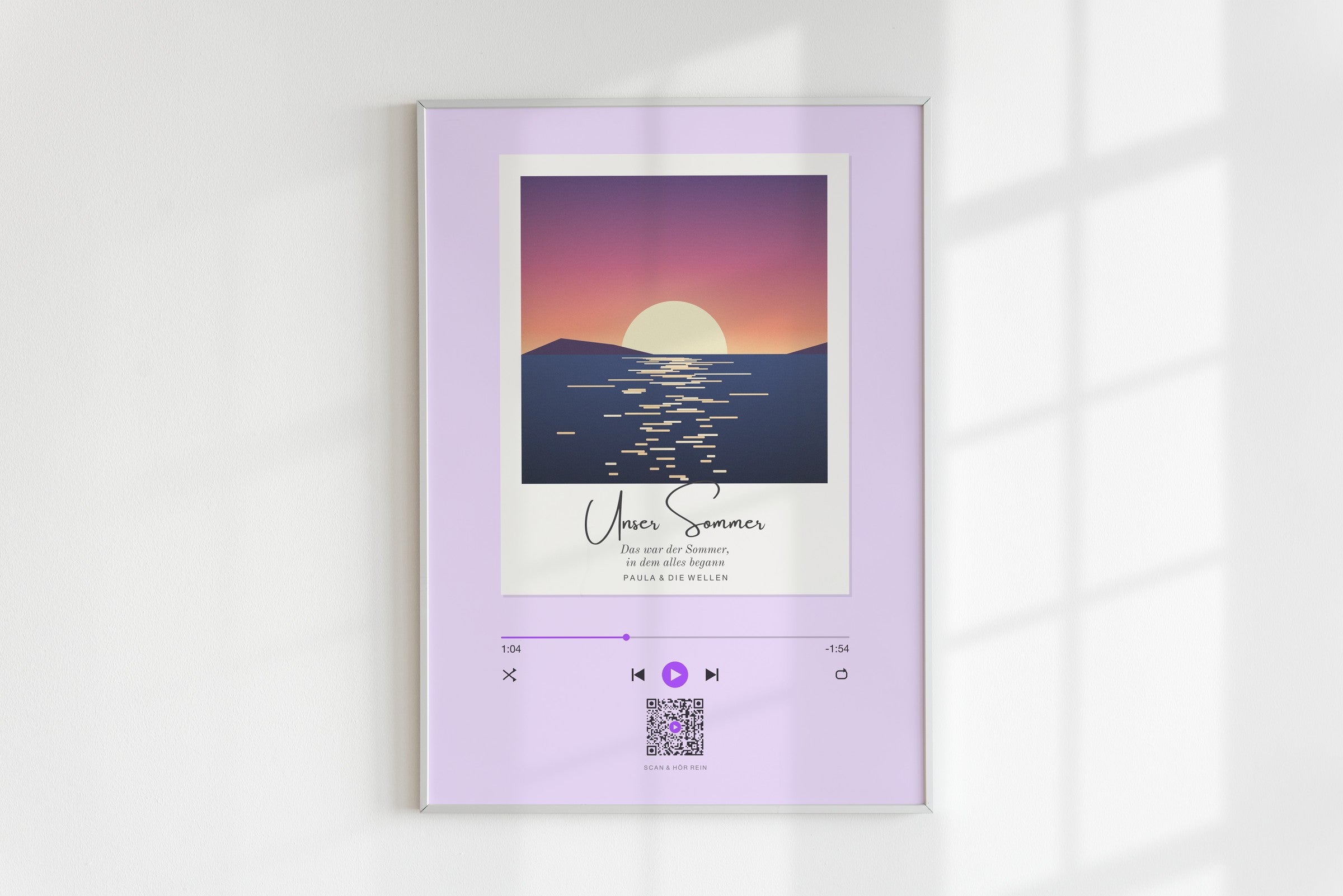 Song Player Poster 8 – im Wohnzimmer