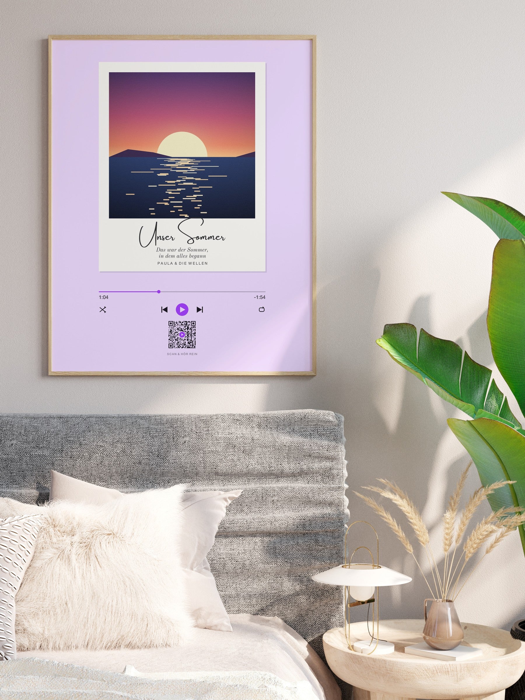 Song Player Poster 8 – an der Wand
