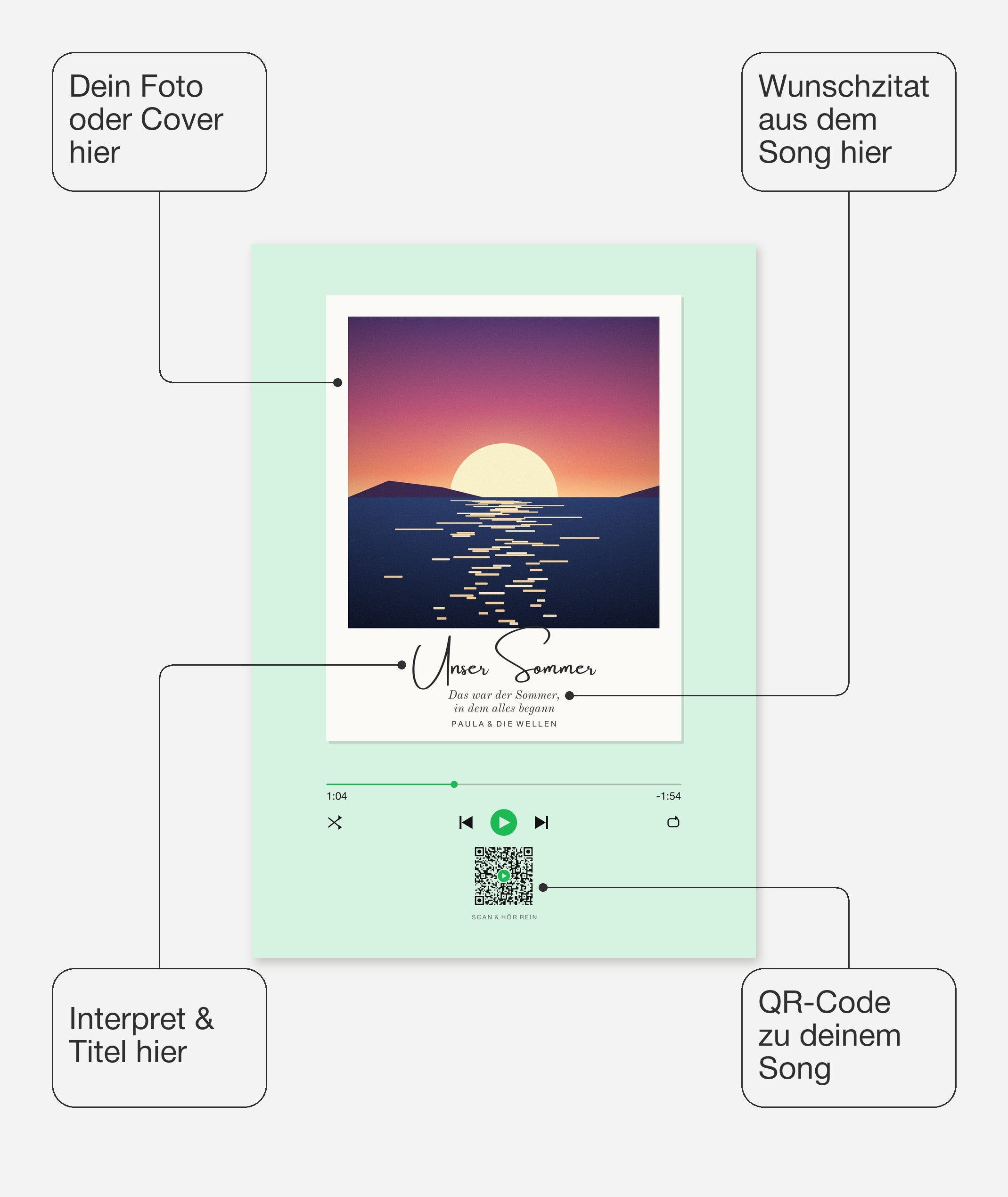 Song Player Poster 8 – Felder frei wählbar