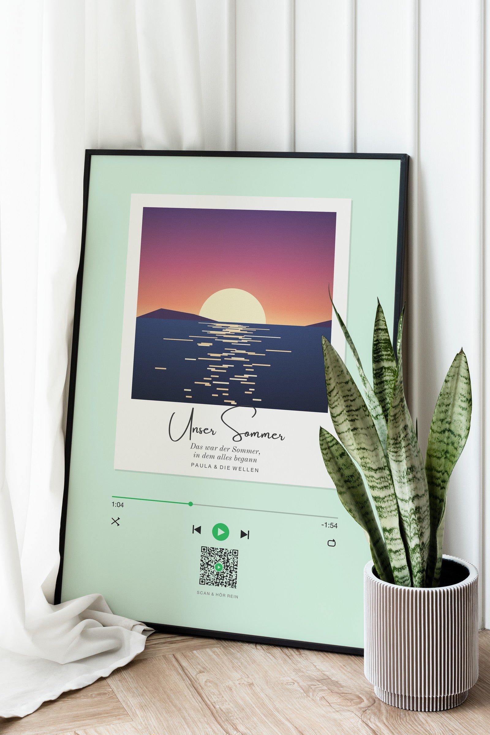 Song Player Poster 8 – im Wohnzimmer