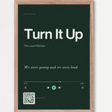 Song Player Poster 9 – Echtholzrahmen Natur