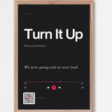 Song Player Poster 9 – Echtholzrahmen Natur