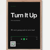 Song Player Poster 9 – Echtholzrahmen Natur