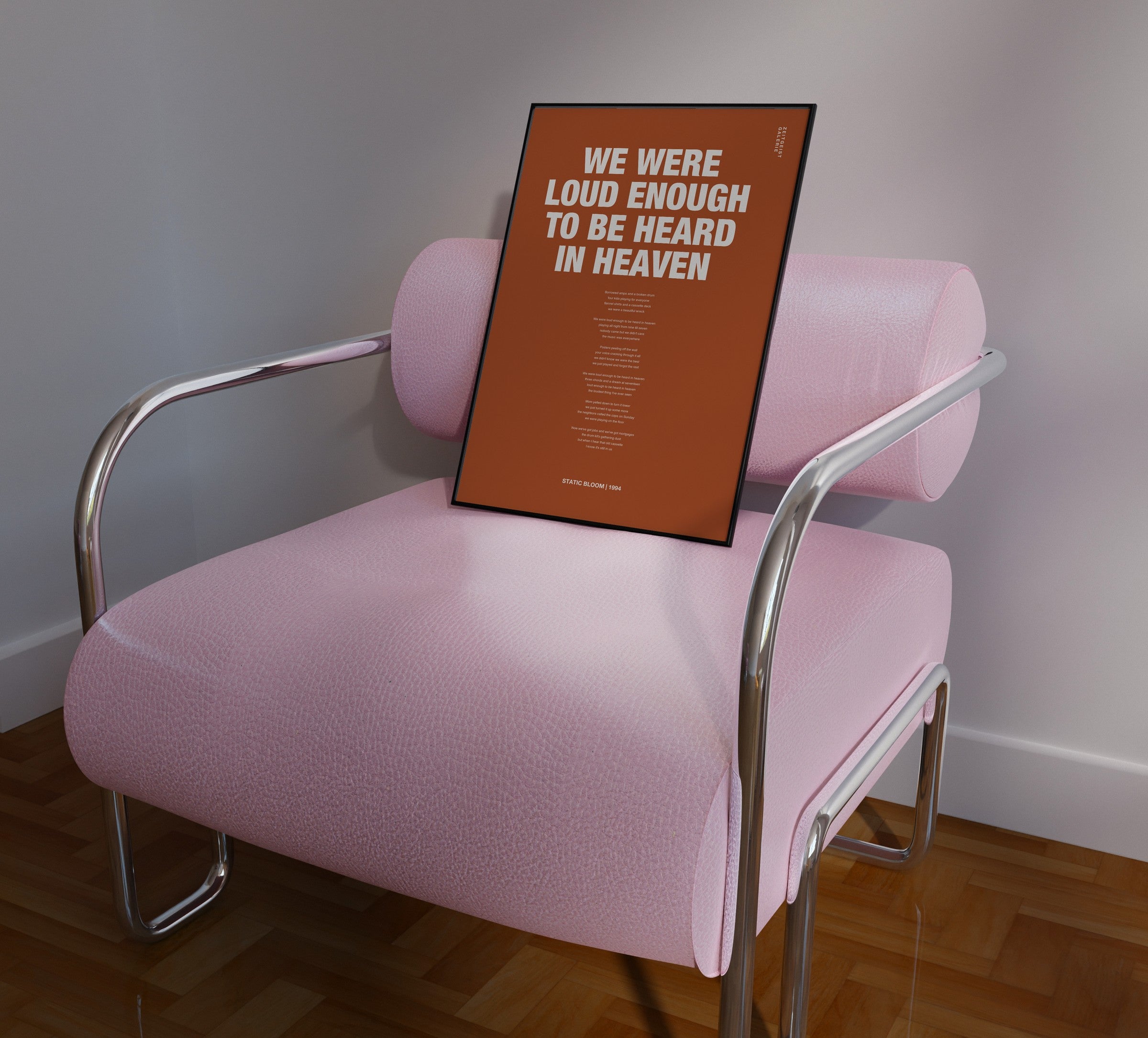 Songtext mit Zitat Poster 10 – an der Wand