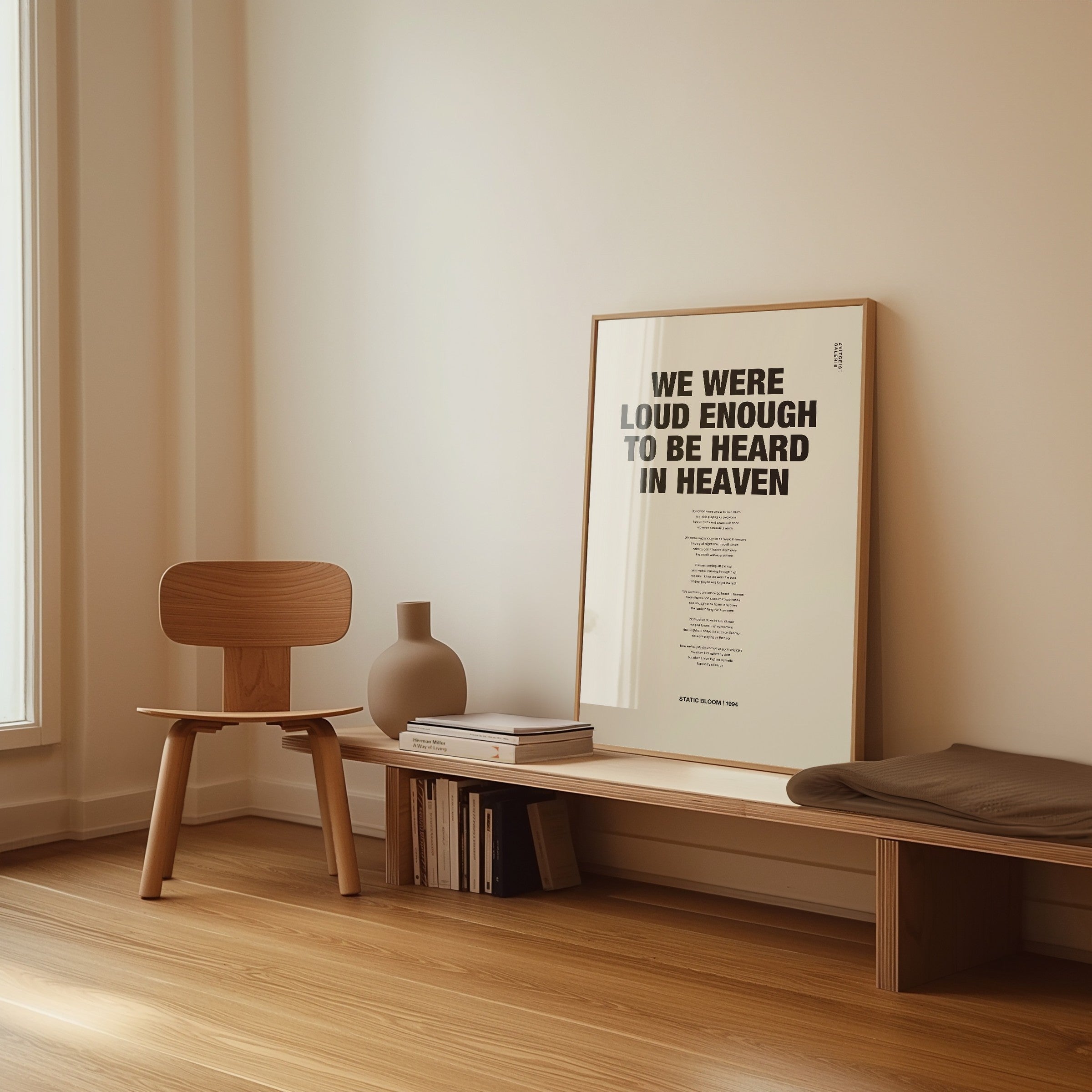 Songtext mit Zitat Poster 10 – an der Wand