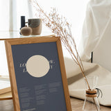 Songtext mit Zitat Poster 5 – im Wohnzimmer