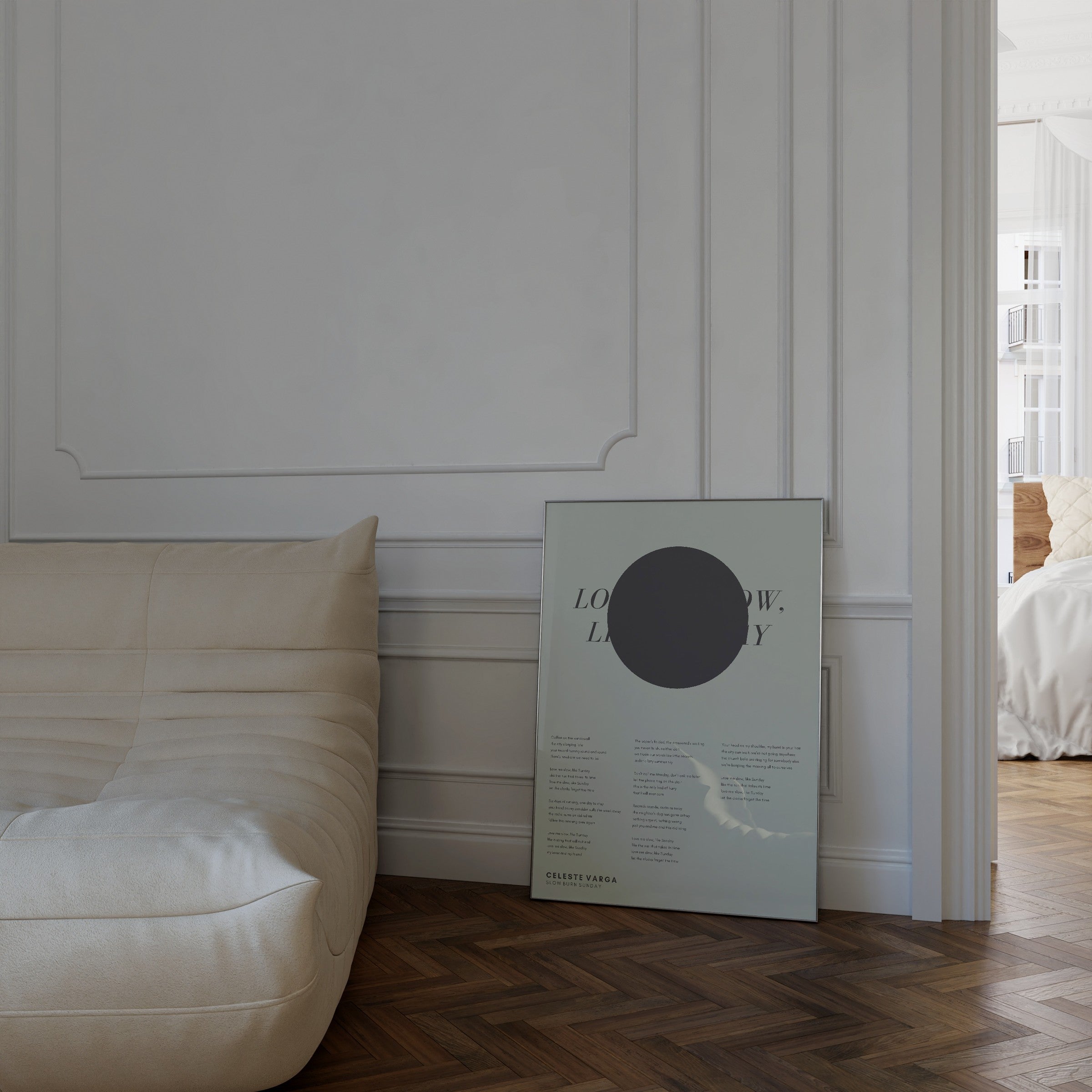 Songtext mit Zitat Poster 5 – an der Wand
