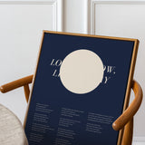 Songtext mit Zitat Poster 5 – an der Wand