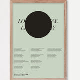 Songtext mit Zitat Poster 5 – Echtholzrahmen Natur