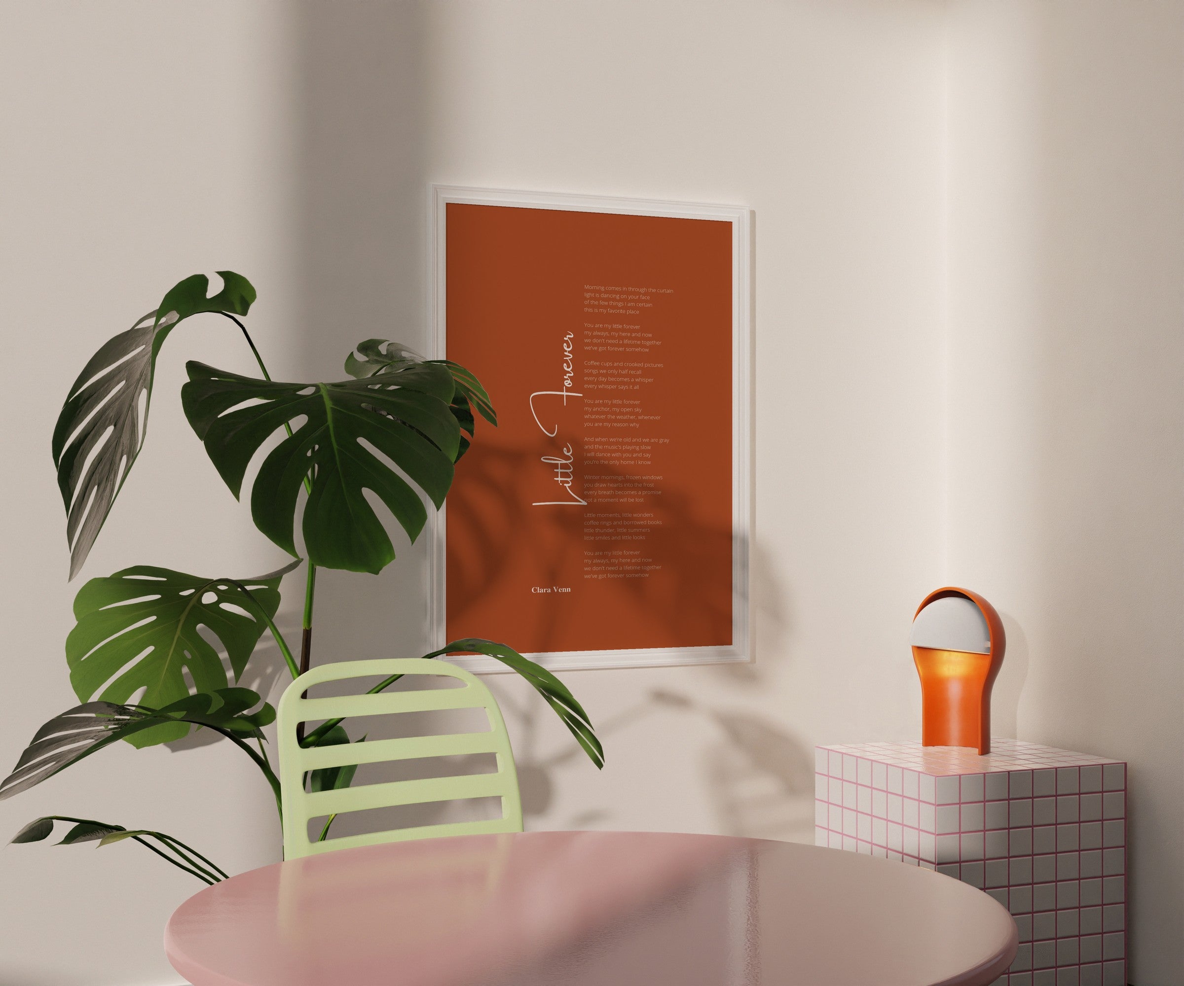 Songtext Poster 5 – im Wohnzimmer