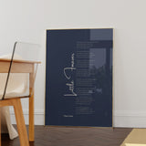 Songtext Poster 5 – an der Wand