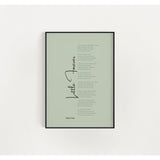 Songtext Poster 5 – an der Wand