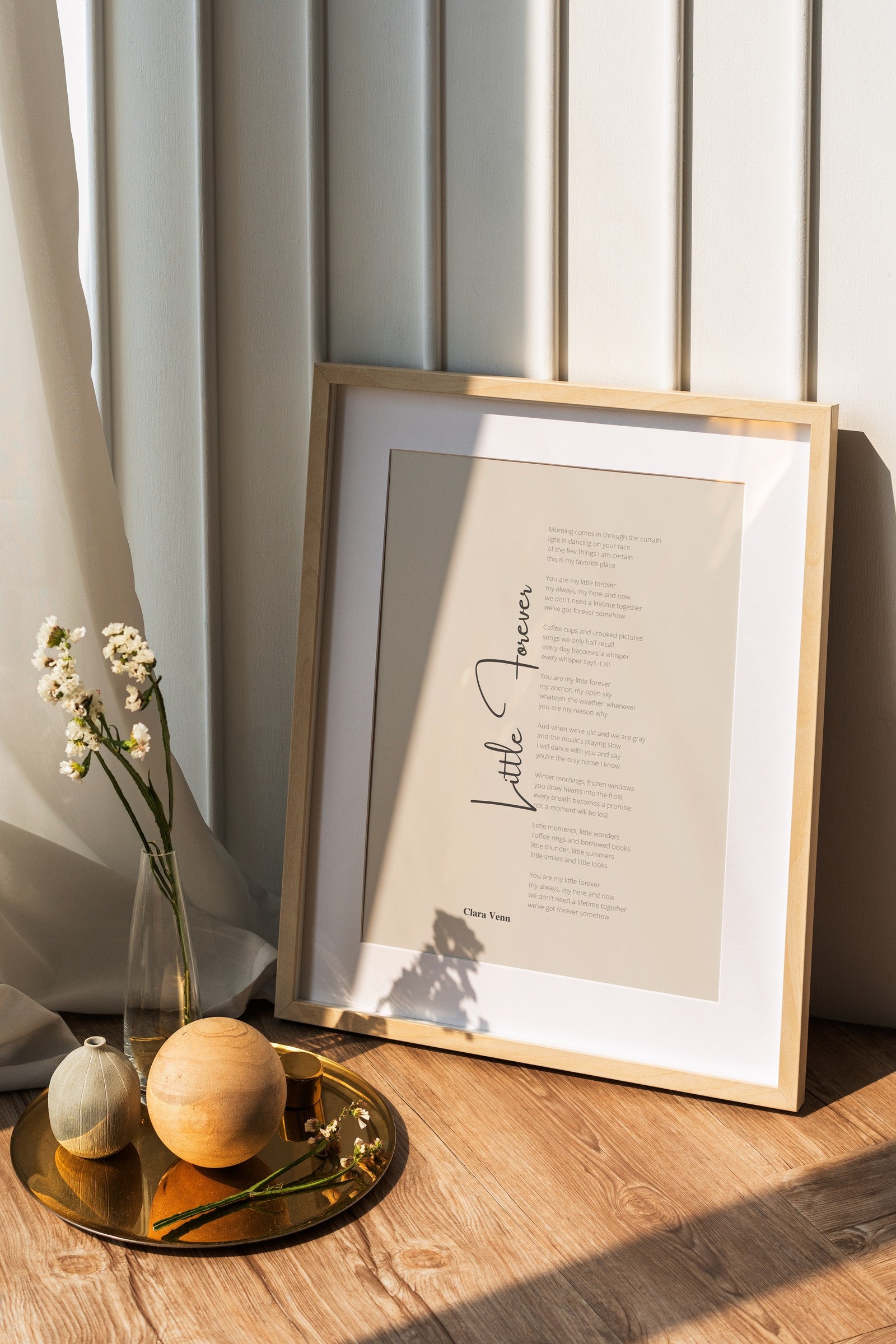 Songtext Poster 5 – Raumansicht
