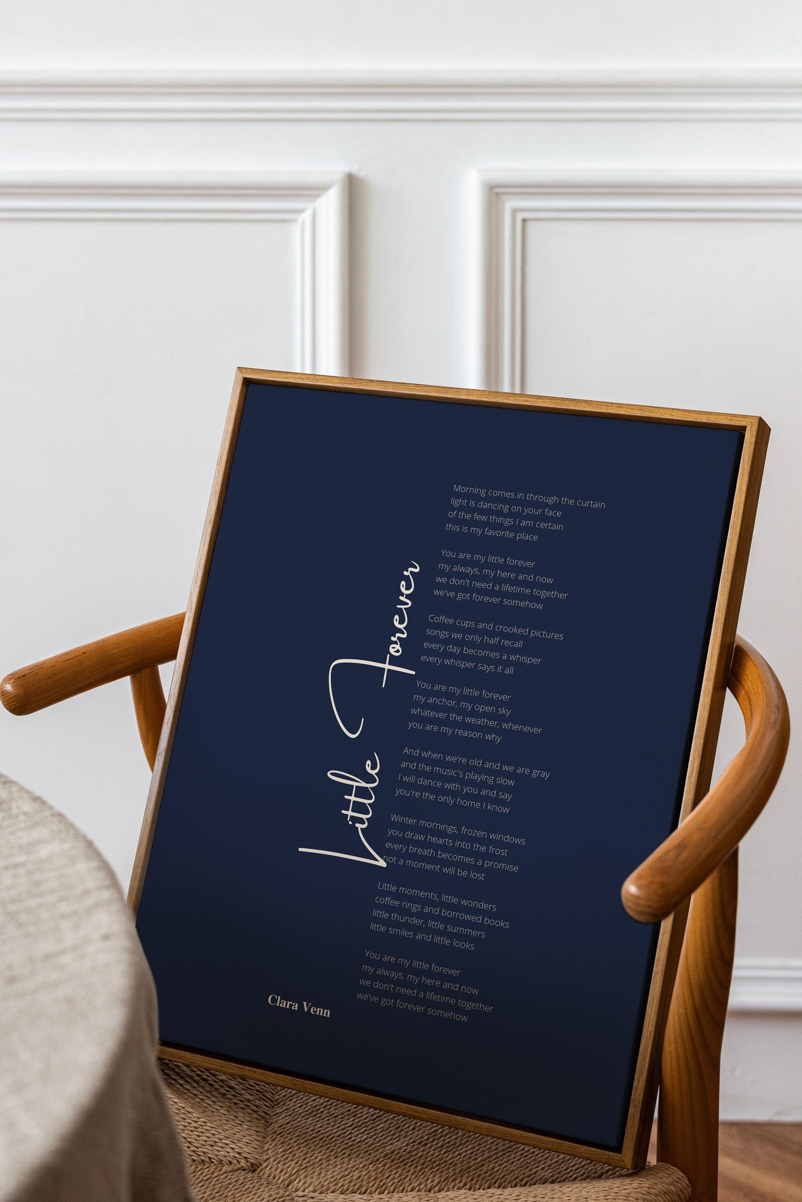 Songtext Poster 5 – Raumansicht