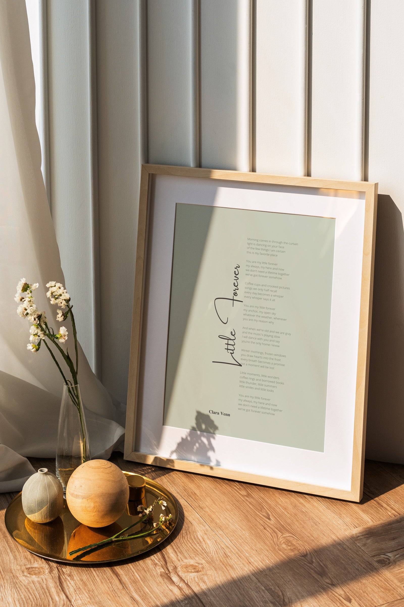 Songtext Poster 5 – Raumansicht
