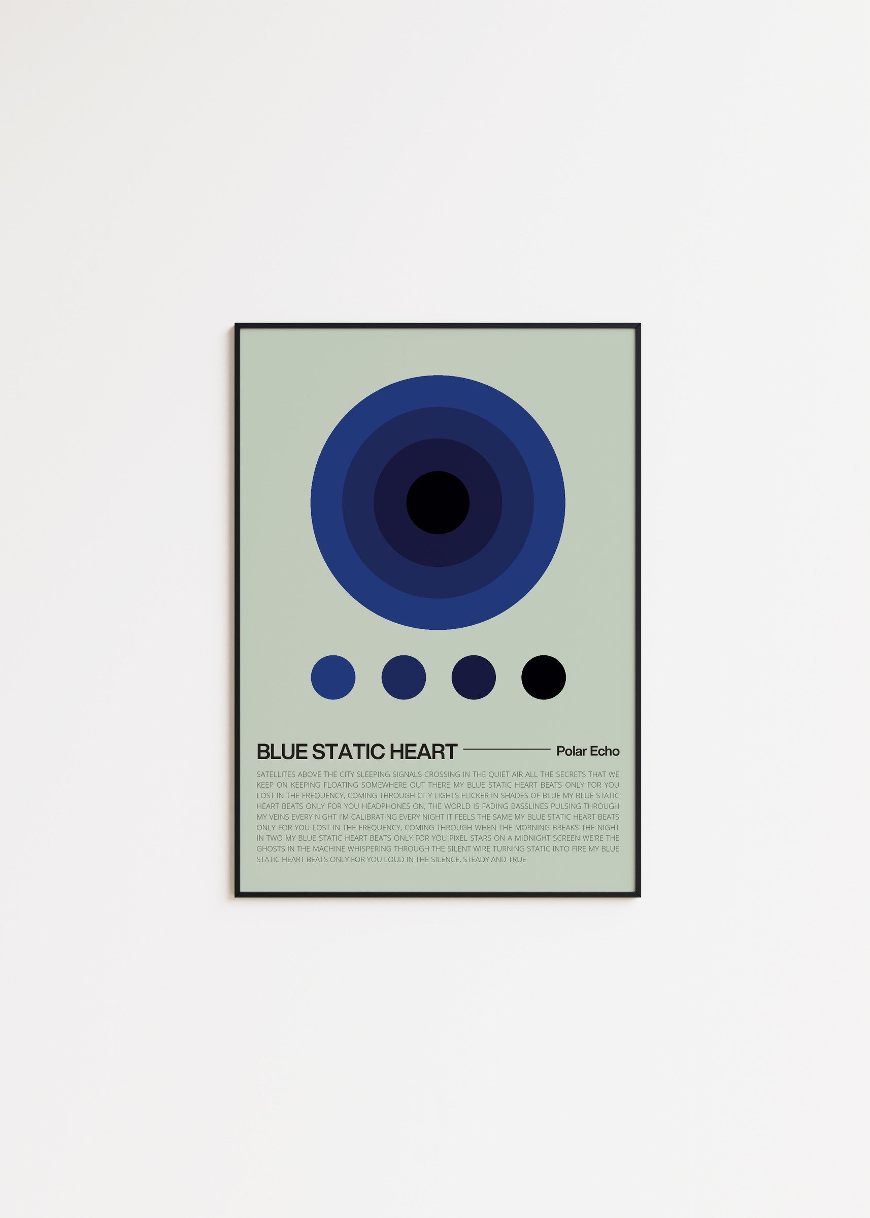 Songtext Poster 7 – an der Wand
