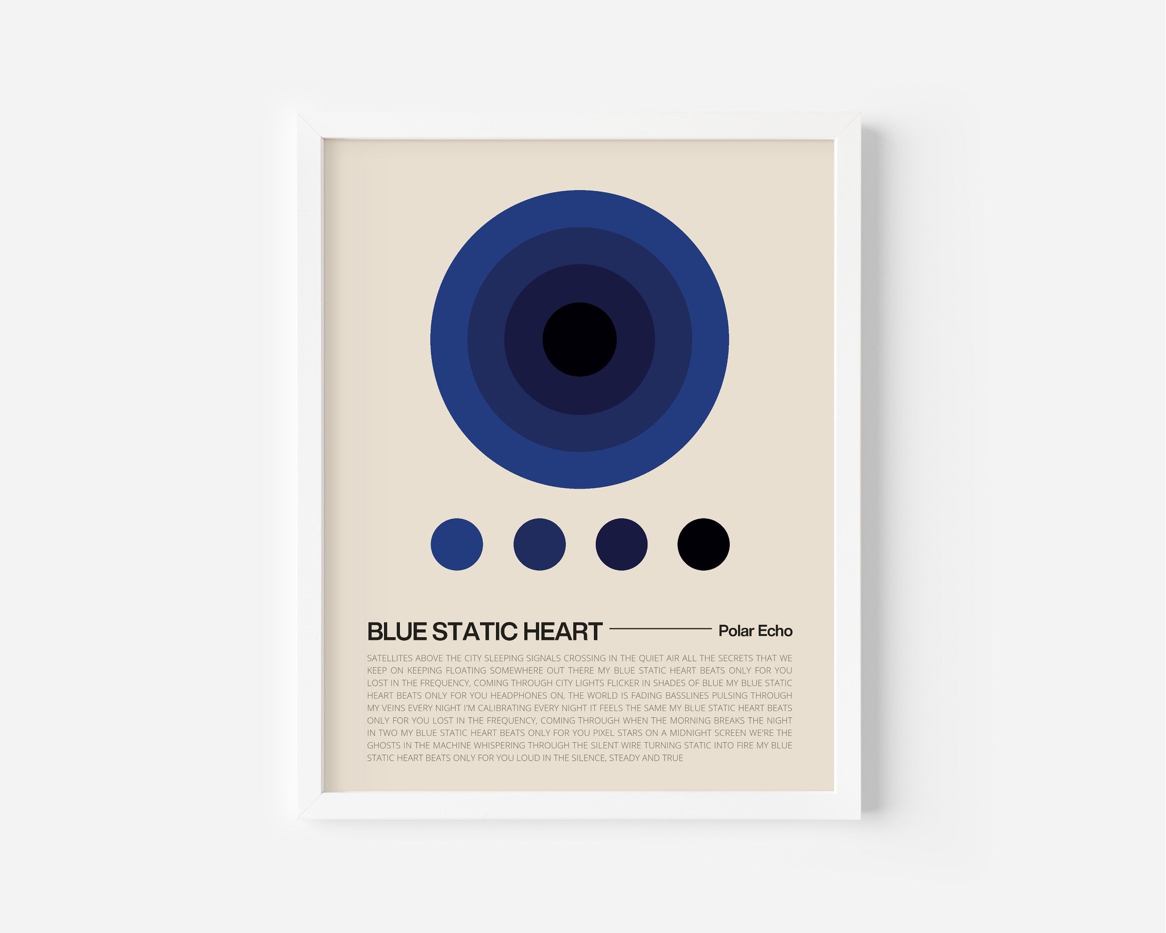 Songtext Poster 7 – Raumansicht