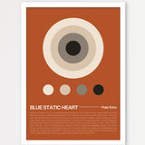 Songtext Poster 7 – Echtholzrahmen Weiß