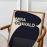 Personalisiertes Songtext-Poster, Design 8 – Raumansicht