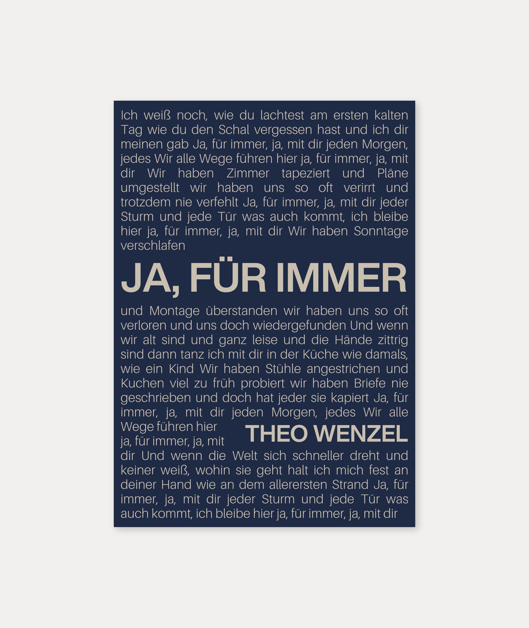 Songtext Poster 9