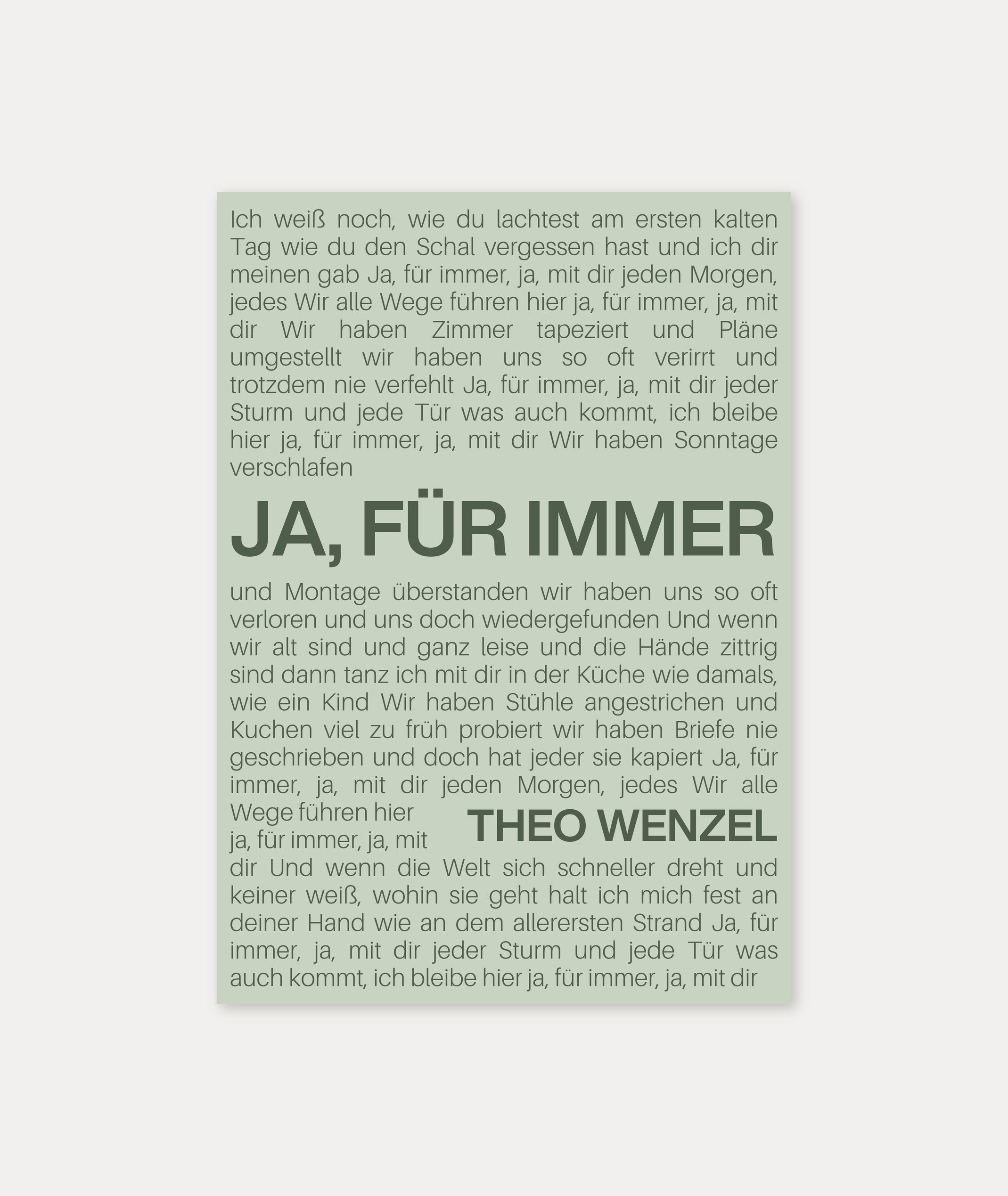 Songtext Poster 9