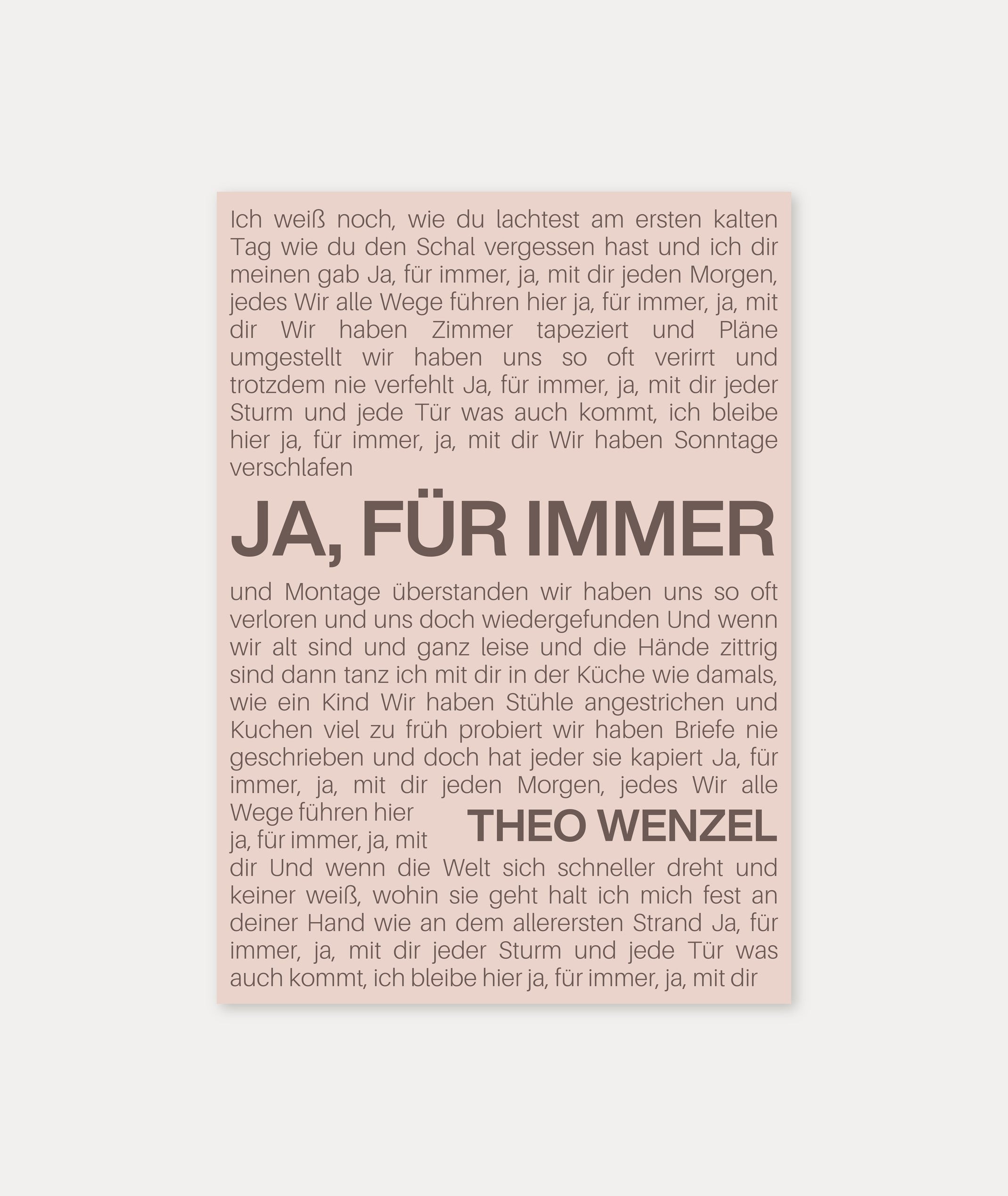 Songtext Poster 9