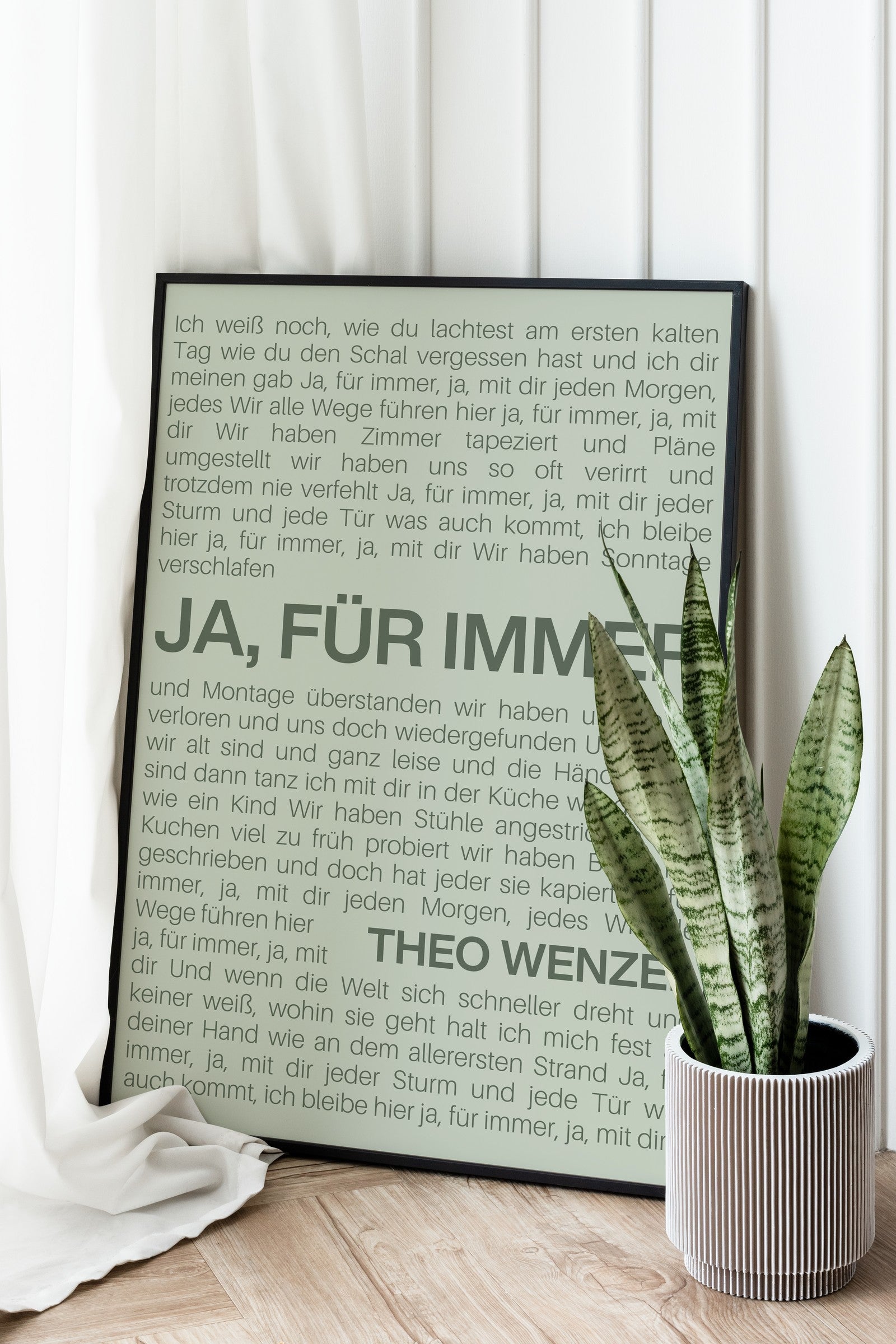 Songtext Poster 9 – Raumansicht