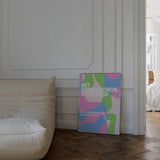 Personalisiertes Songzitat-Poster, Design 6 – im Wohnzimmer