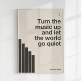 Songzitat Poster 8 – im Wohnzimmer