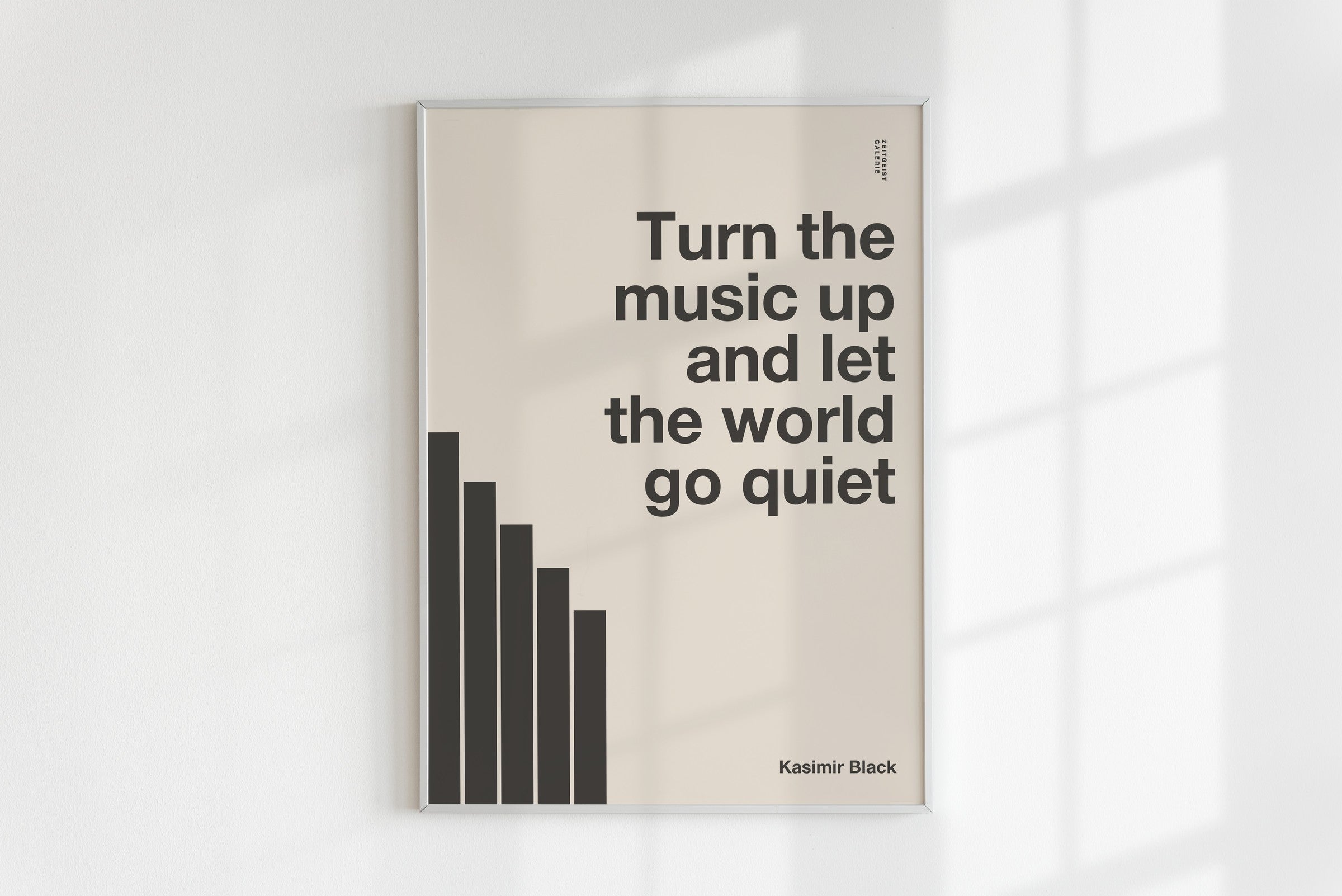 Songzitat Poster 8 – im Wohnzimmer