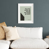 Songzitat Poster 8 – im Wohnzimmer