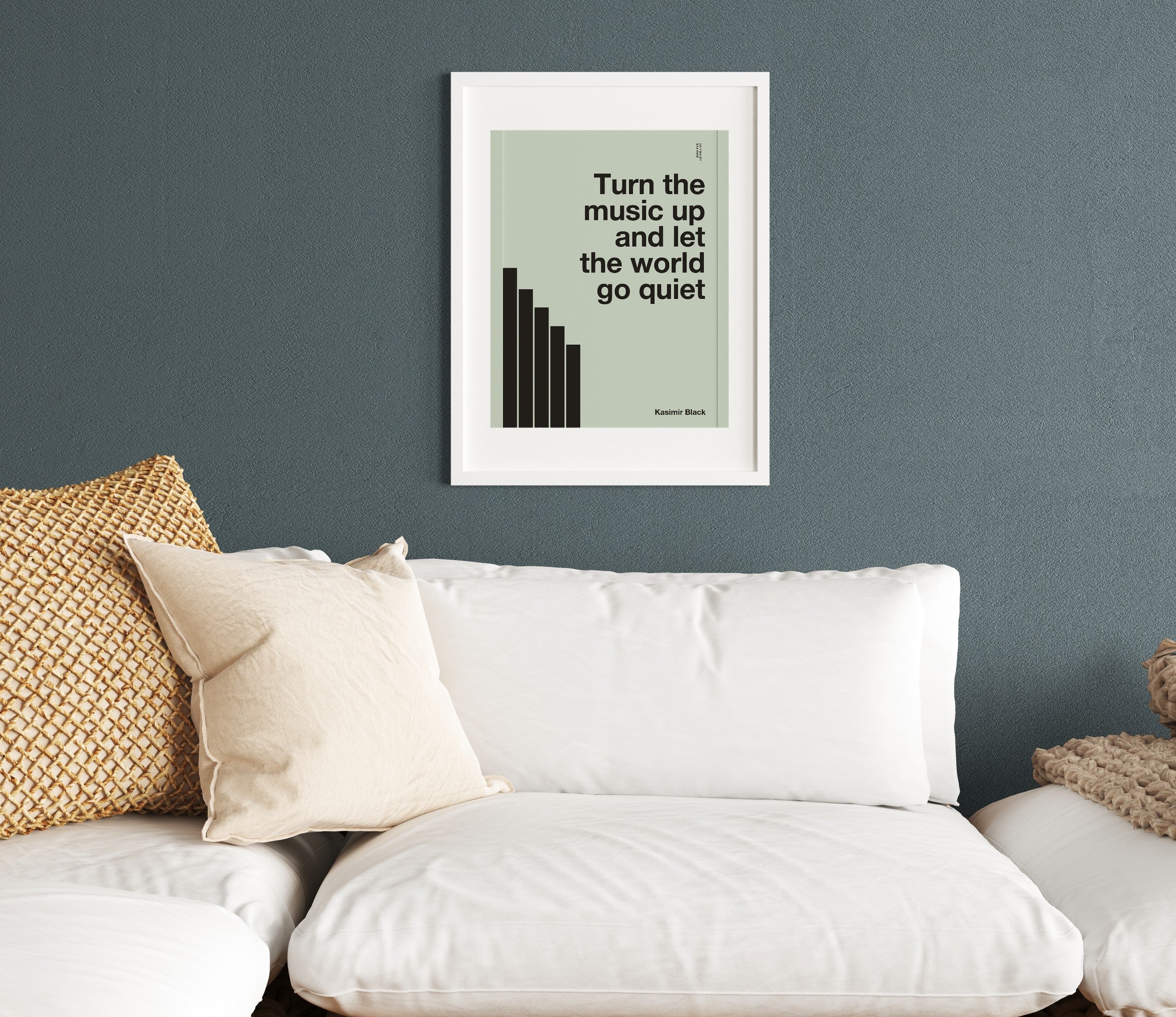 Songzitat Poster 8 – im Wohnzimmer