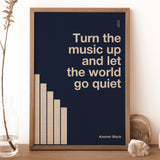 Songzitat Poster 8 – im Wohnzimmer