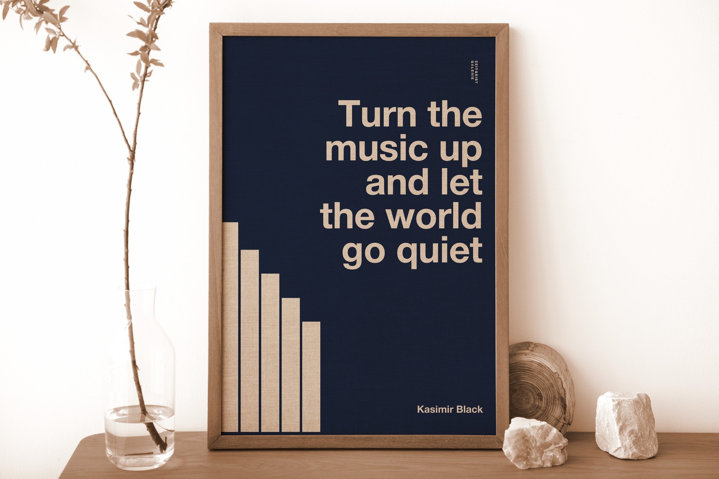 Songzitat Poster 8 – im Wohnzimmer