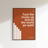 Songzitat Poster 8 – im Wohnzimmer