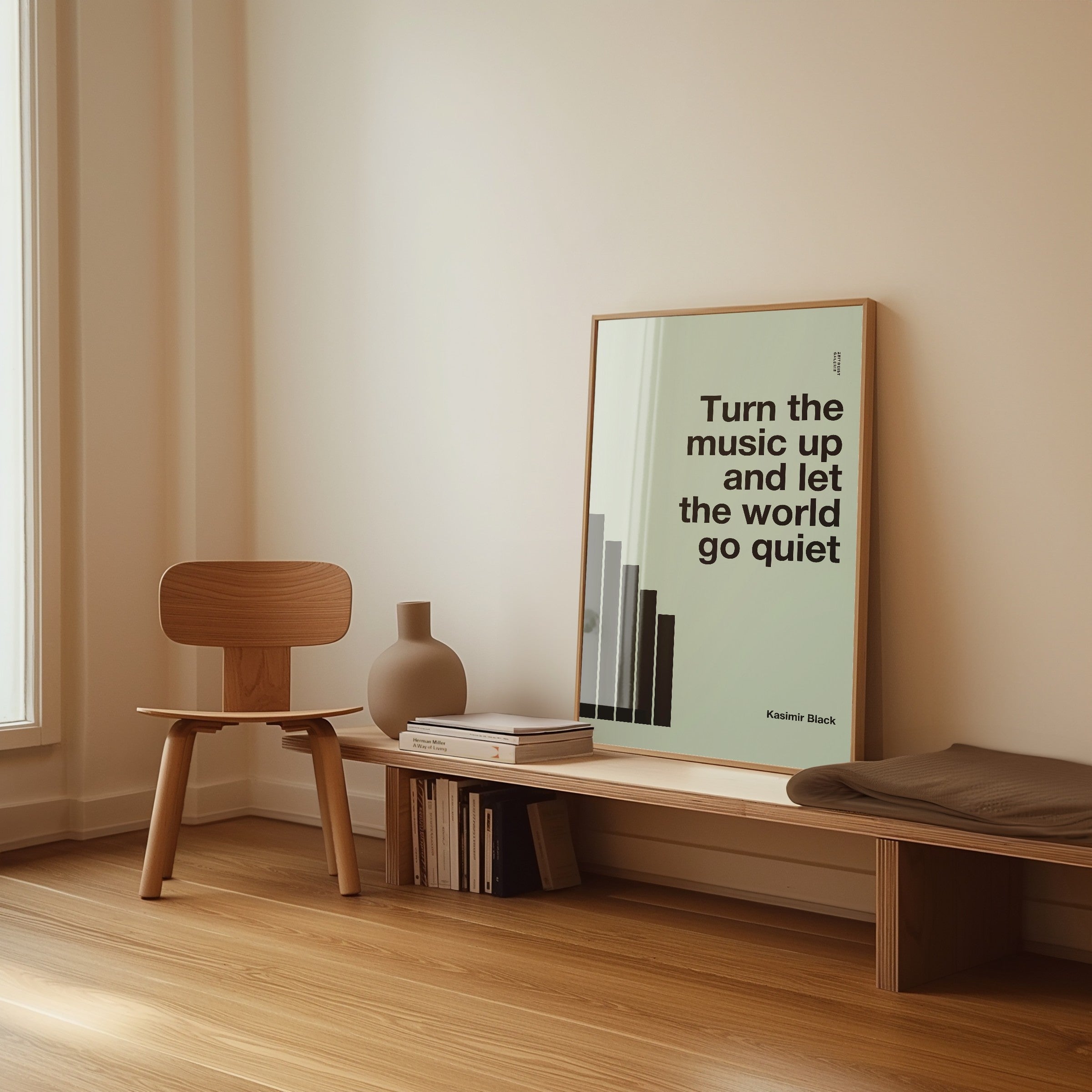 Songzitat Poster 8 – an der Wand