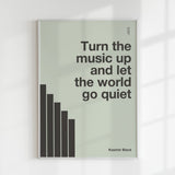 Songzitat Poster 8 – Raumansicht