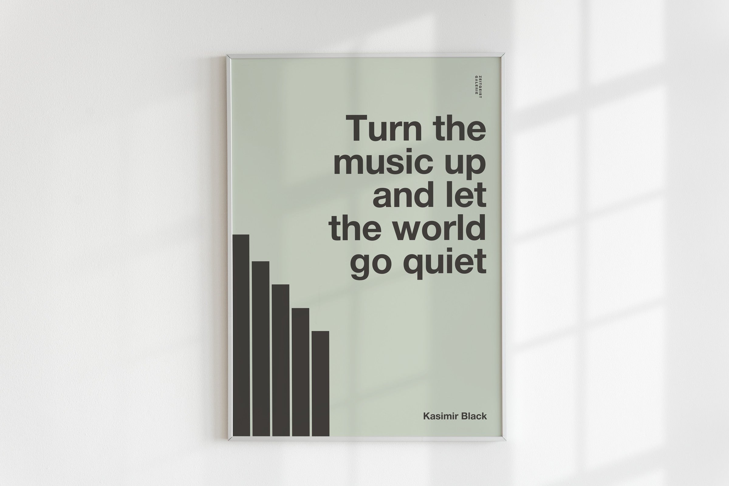 Songzitat Poster 8 – Raumansicht