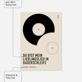 Songzitat Poster 9 – Felder frei wählbar